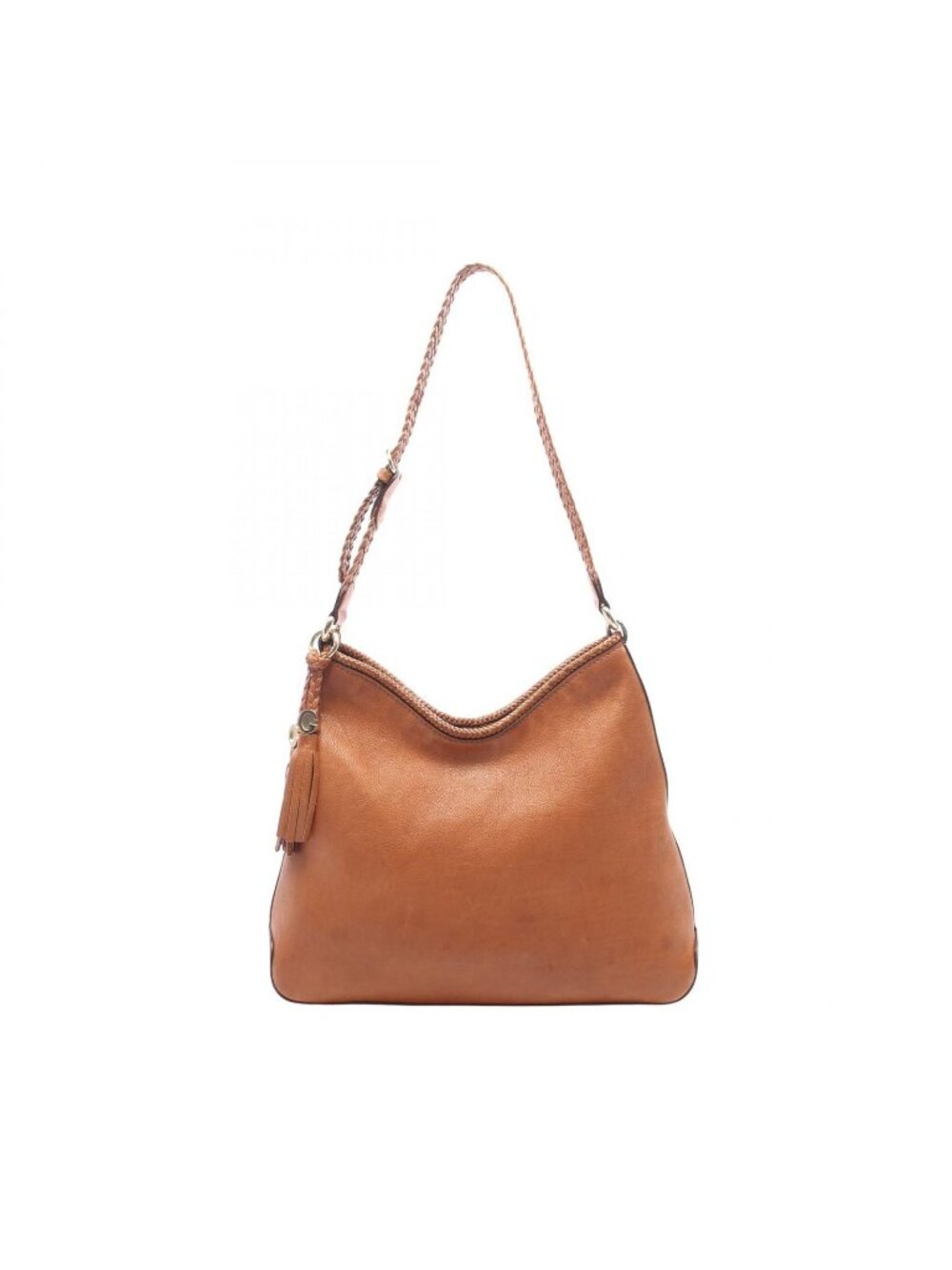 Gucci Shoulder Bag Marrakech Brown Leather